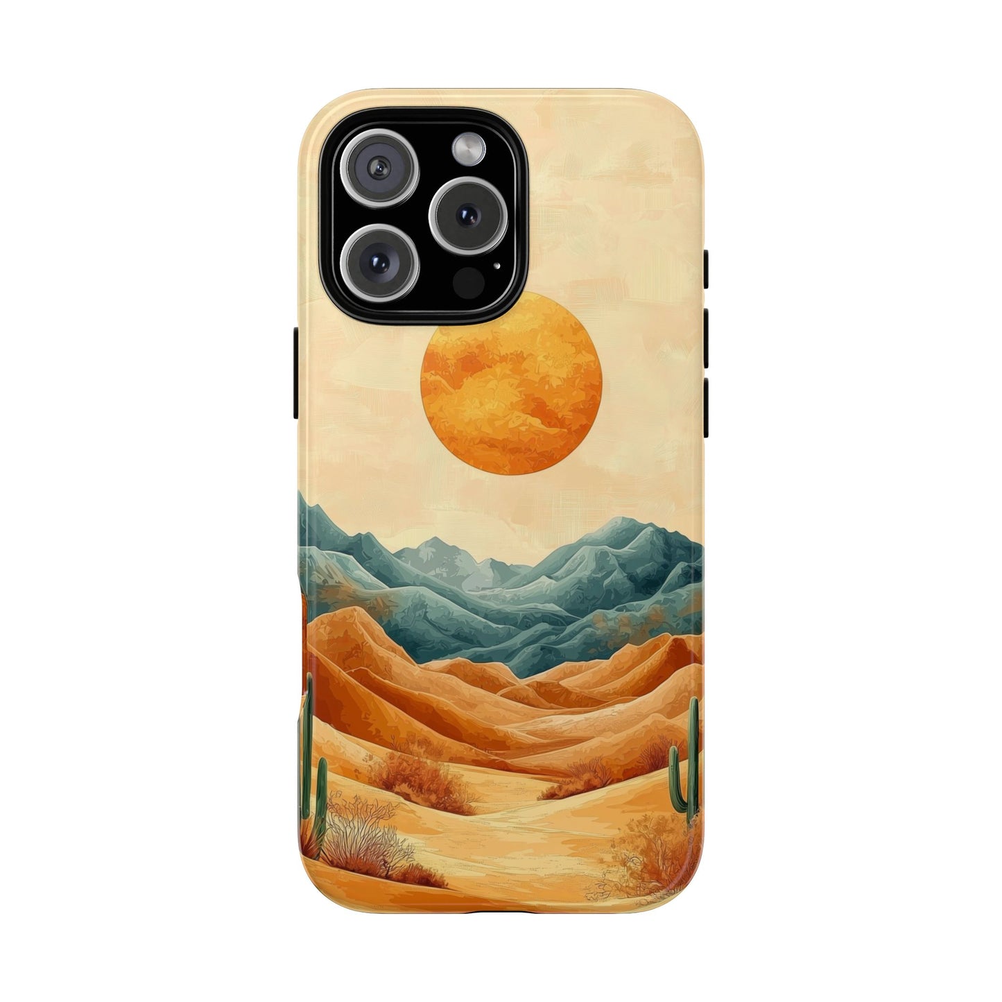 Golden Solstice Desert Boho Phone Case for iPhone, Pixel & Samsung