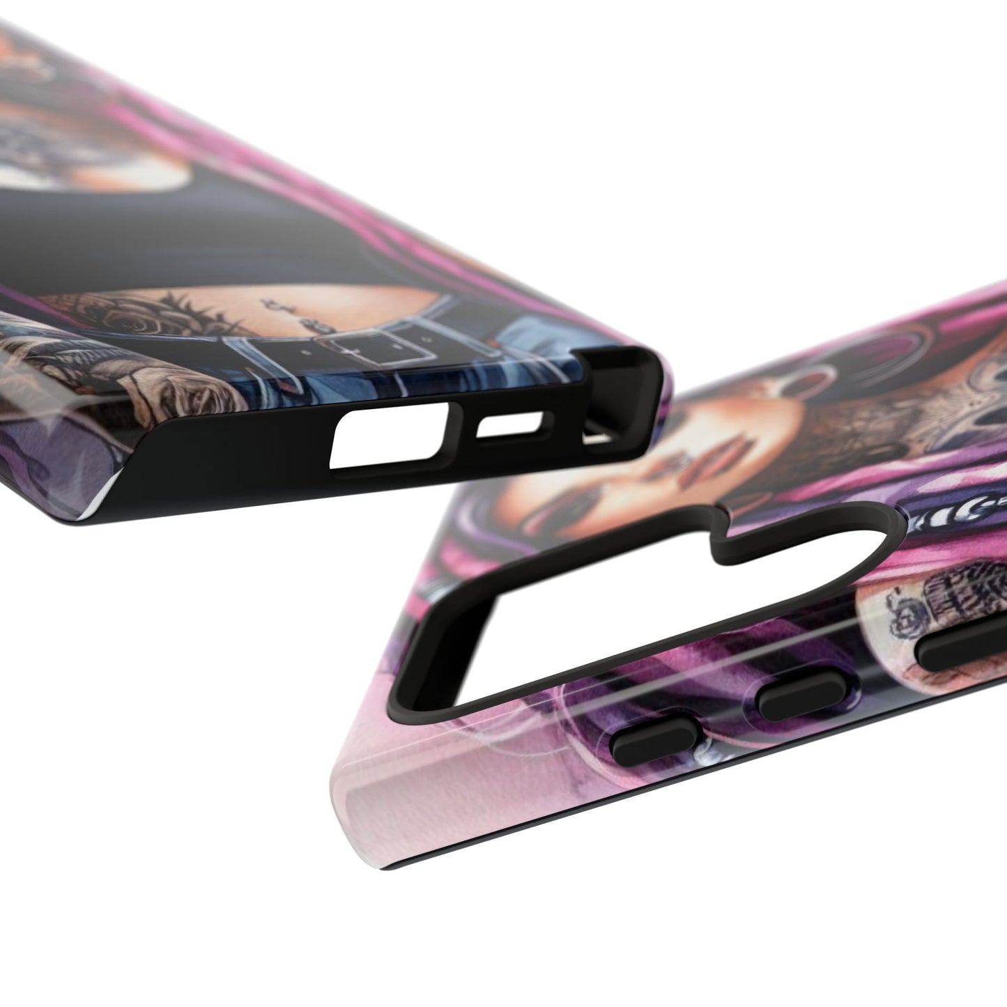 Tattooed Rebel – Gothic Cat Spirit Mobile Cover