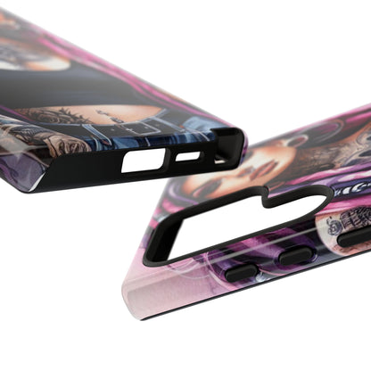 Tattooed Rebel – Gothic Cat Spirit Mobile Cover