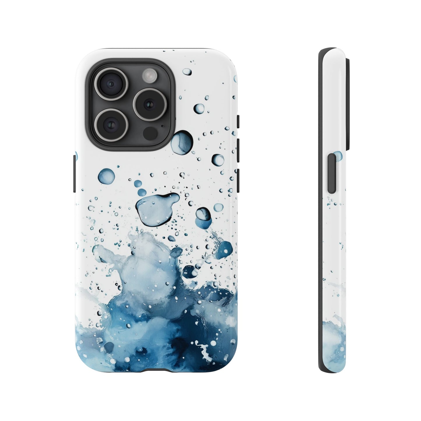 Aqua Burst Watercolor Phone Case for iPhone, google Pixel & Samsung