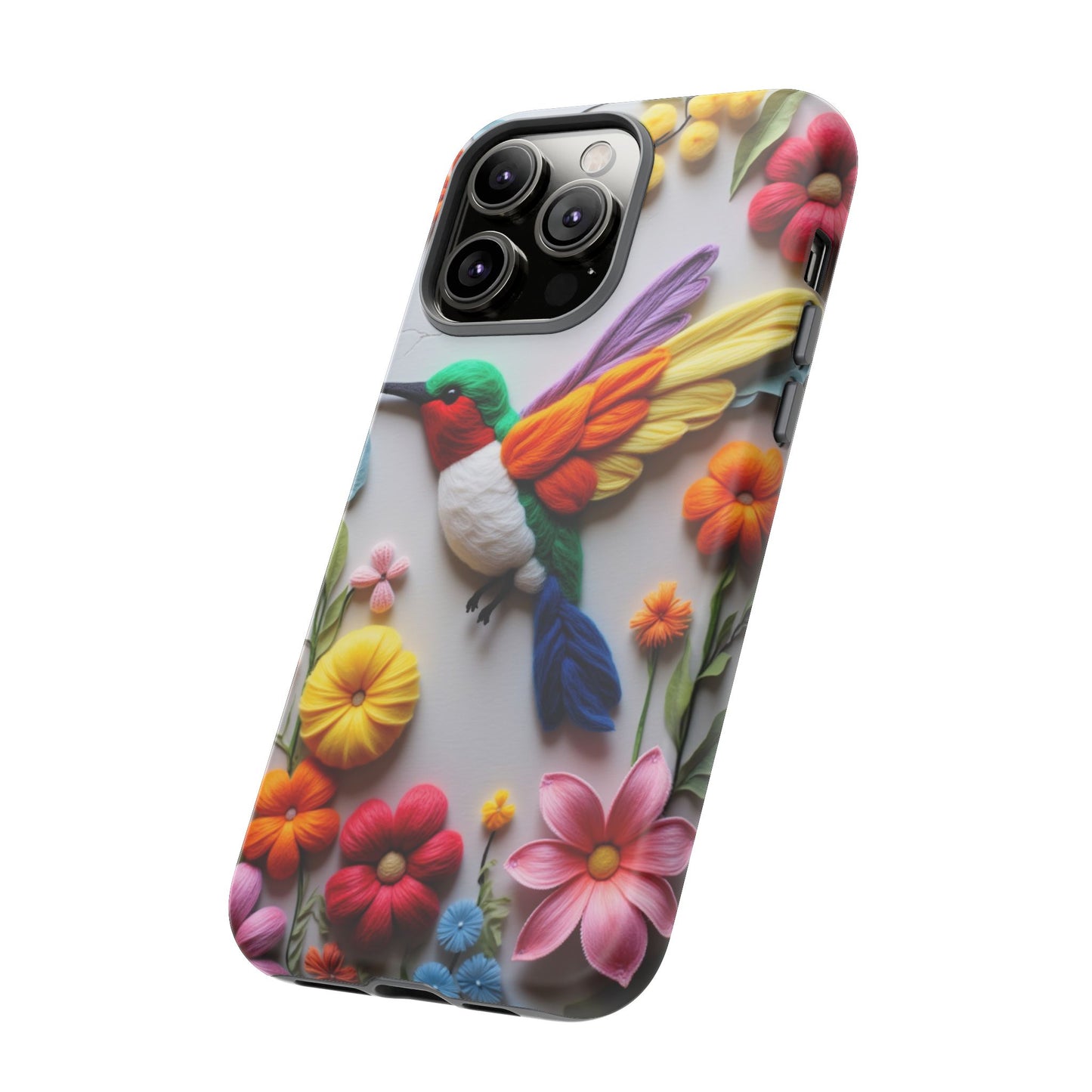 Elegant Hummingbird with Floral Mosaic Design | Nature's Artistic Vibes | Pixel 8 pro