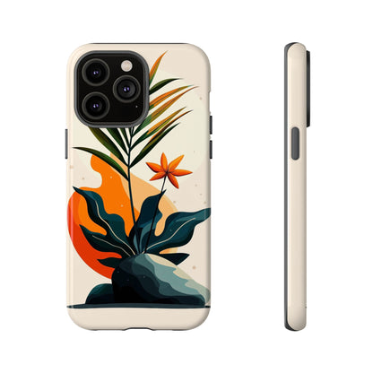 Tropical Bloom – Minimalist Nature Phone Case for iPhone, Samsung & Pixel