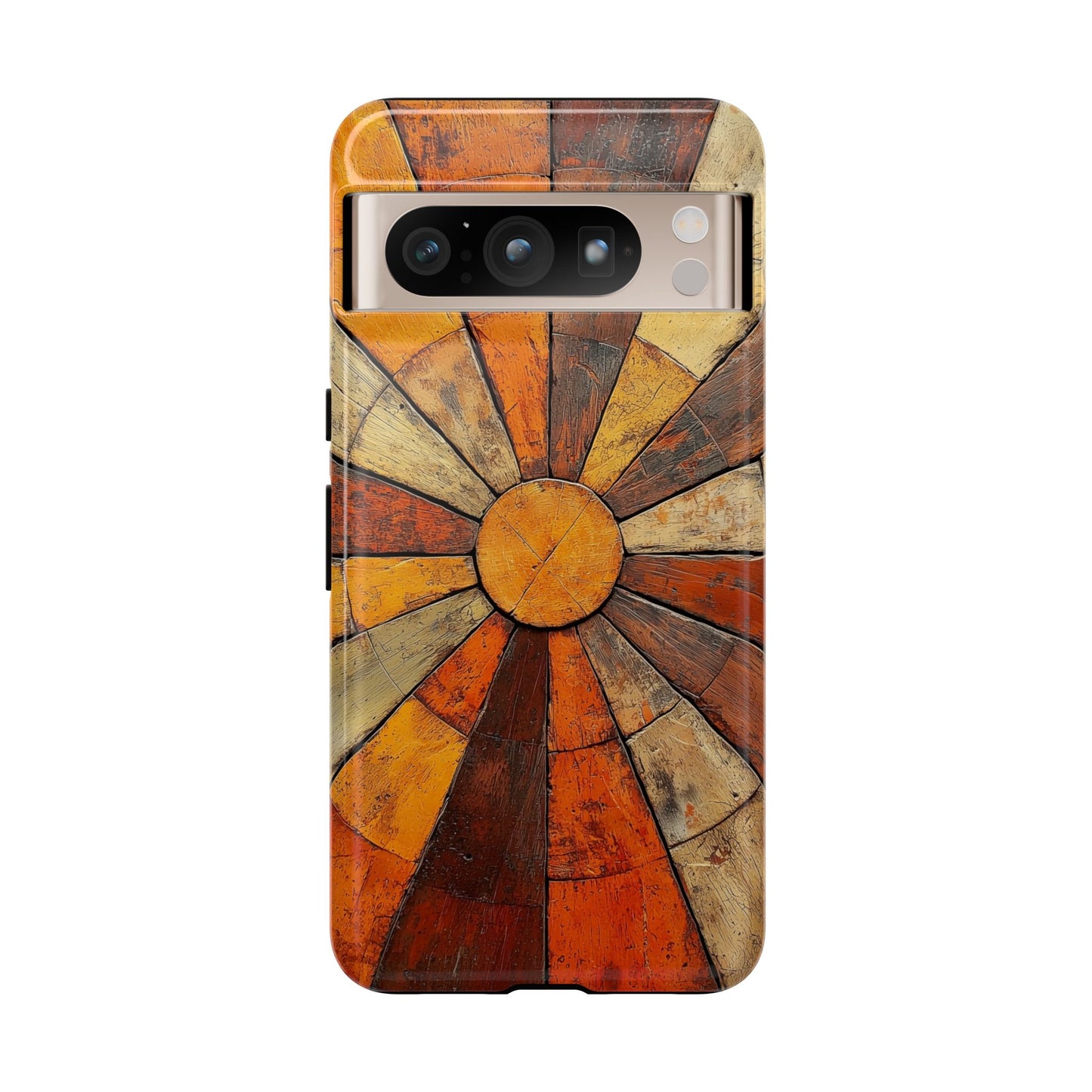 Terracotta Sunburst Boho Phone Case for iPhone, Pixel & Samsung
