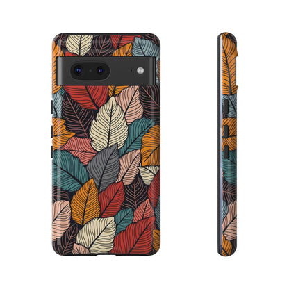 Colorful Abstract Leaves Pattern Design