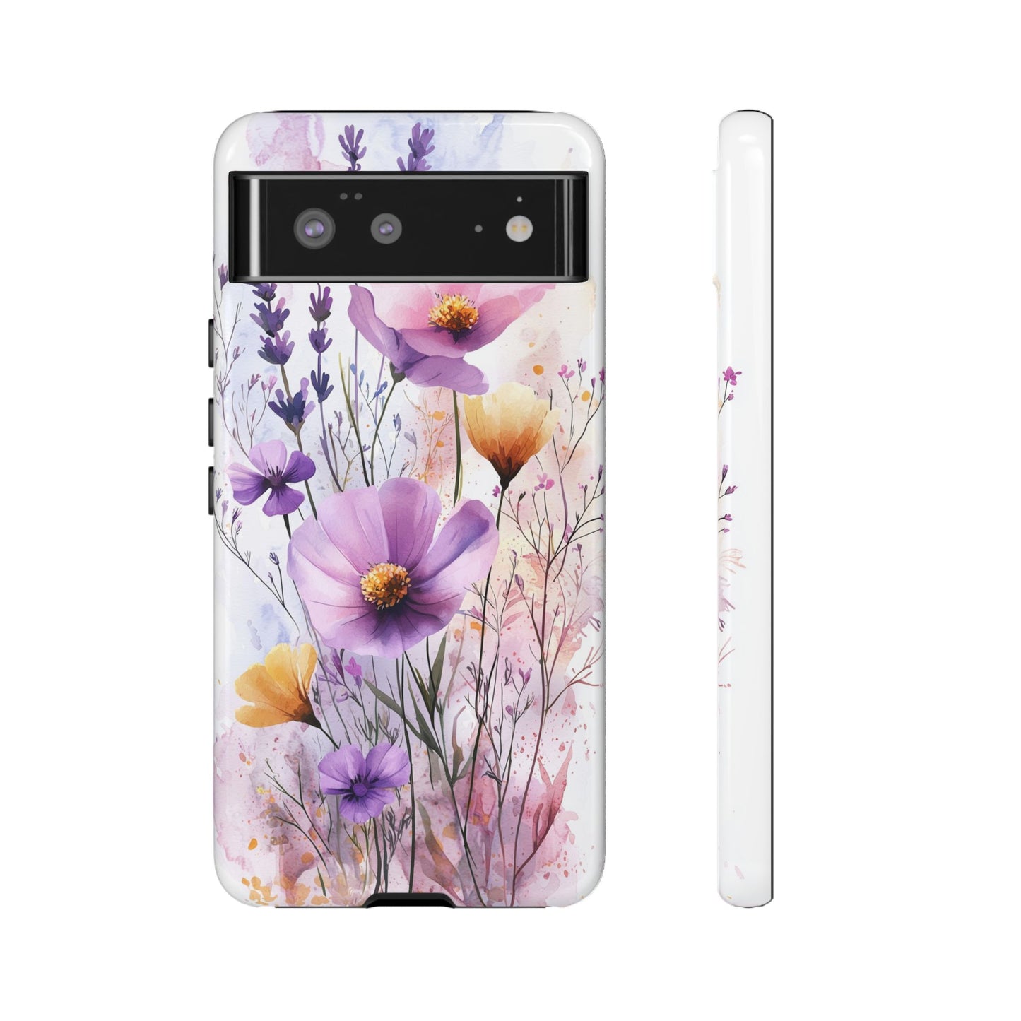 Wildflower Symphony Watercolor Phone Case for iPhone, google Pixel & Samsung