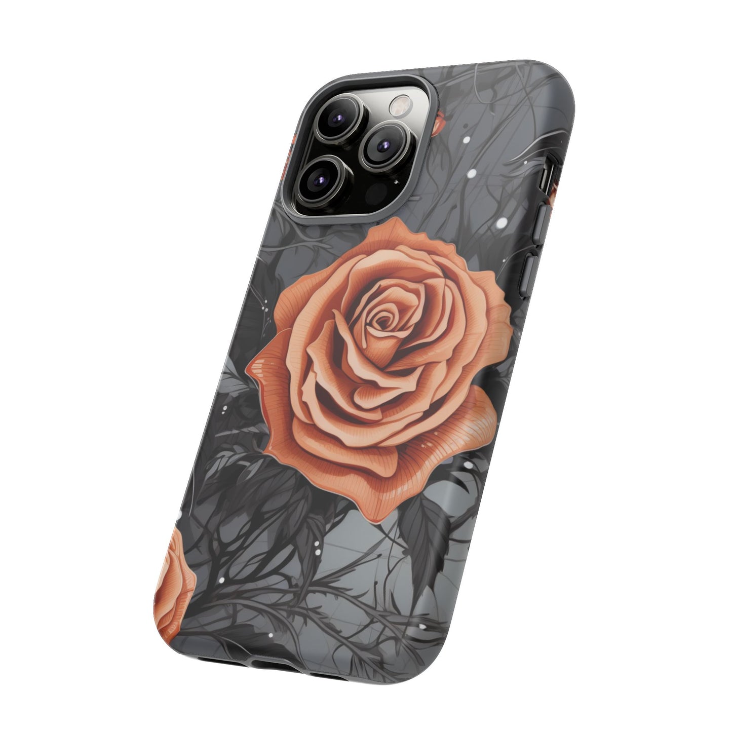 Mystic Noir Rose Mobile Case