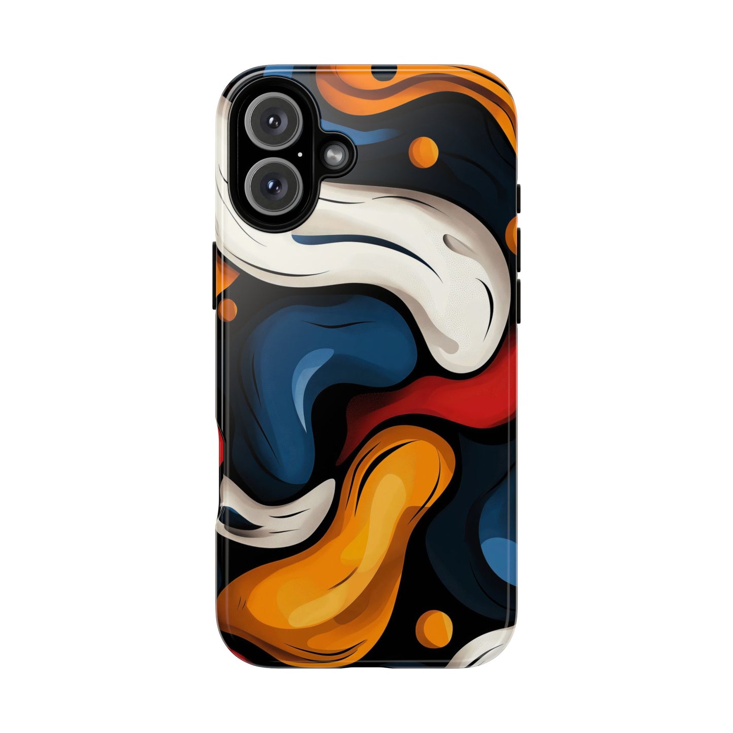 Liquid Pop Abstract Case – Bold Swirl Design for iPhone, Google Pixel & Samsung