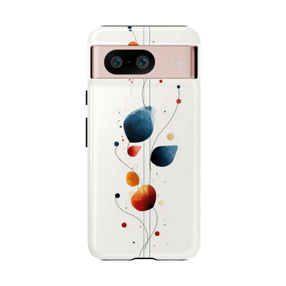Celestial Dots Abstract Phone Case – Space-Inspired Art for iPhone, Samsung & Pixel