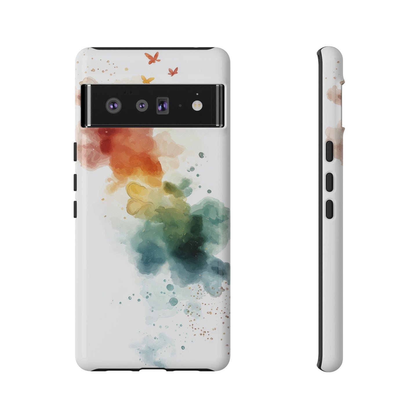 Whirlwind Rainbow Watercolor Phone Case for iPhone, google Pixel & Samsung