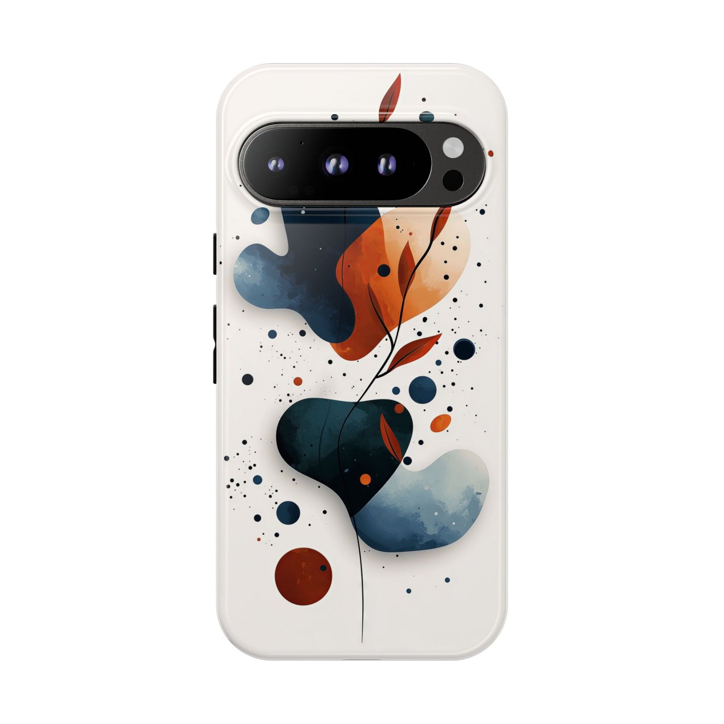 Celestial Bloom – Minimal Abstract Phone Case for iPhone, Samsung & Pixel