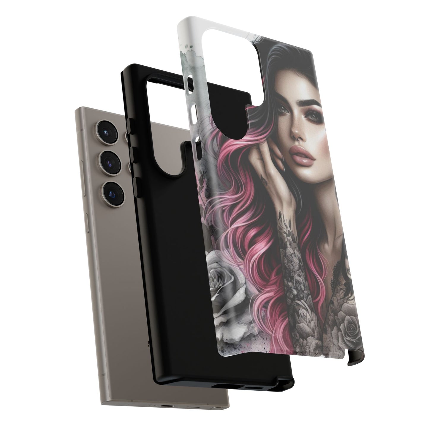 Tattooed Elegance – Gothic Art Mobile Cover
