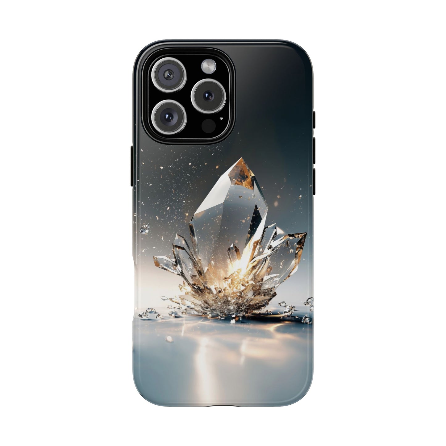 Shattered Crystal Matching Couple Phone Case – Bold & Dazzling for iPhone, Samsung & Google Pixel