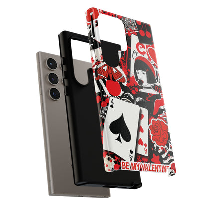 Bold Red & Black Ace Card Phone Case