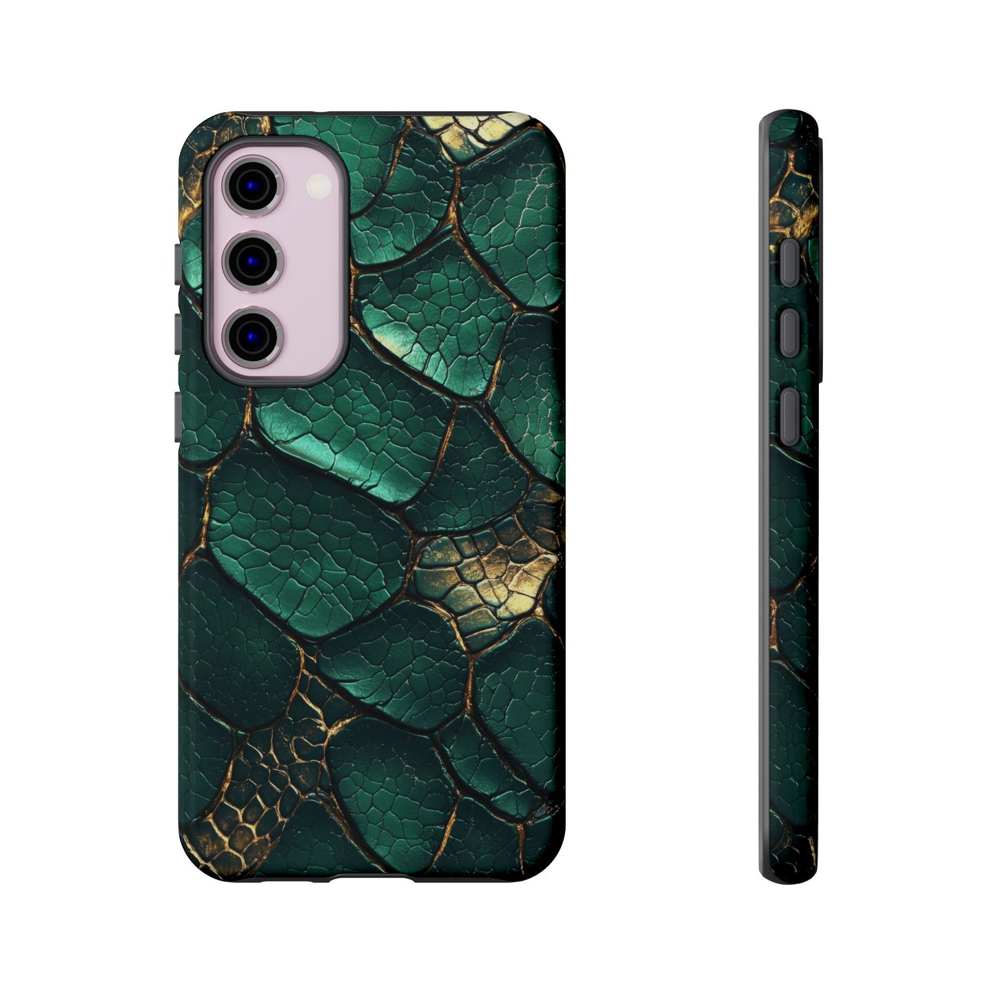 Emerald Serpent Snakeskin Phone Case for iPhone, Samsung & Google Pixel