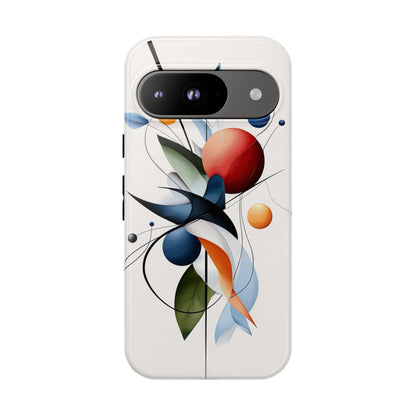 Orbit Bloom – Minimal Abstract Art Phone Case for iPhone, Samsung & Pixel