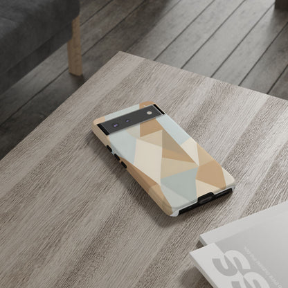 Neutral Geometrical Triangular Abstract Pattern