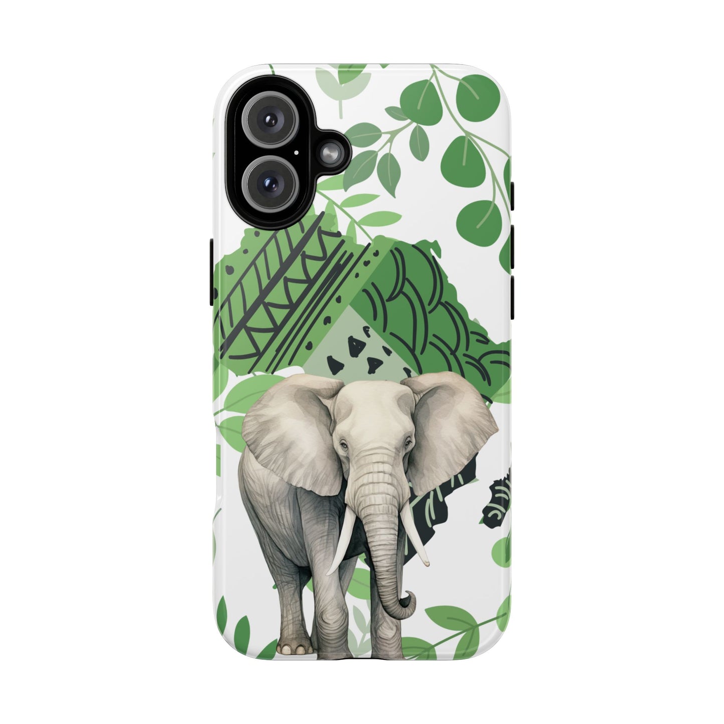 Tropical Elephant Mobile Cover – Nature-Inspired Boho Art