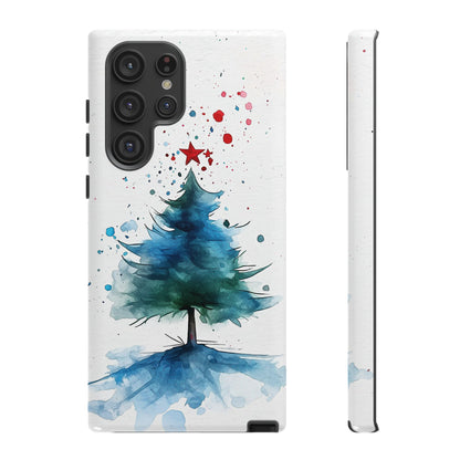 Winter Bloom – Watercolor Tree Art Case for iPhone, Pixel & Samsung