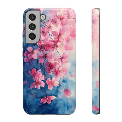 Pastel Petal Rain Watercolor Phone Case for iPhone, google Pixel & Samsung