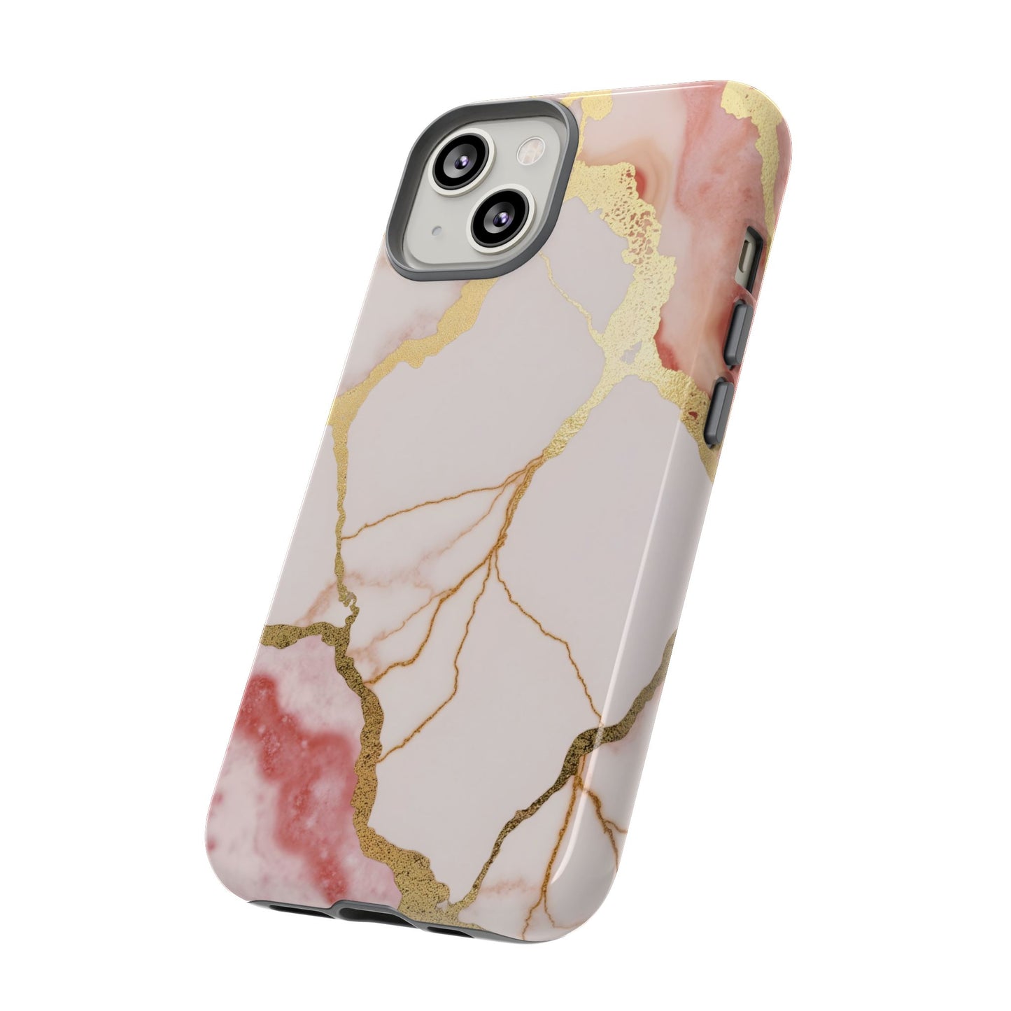 Beautiful Pink Minimal Marble Case Design