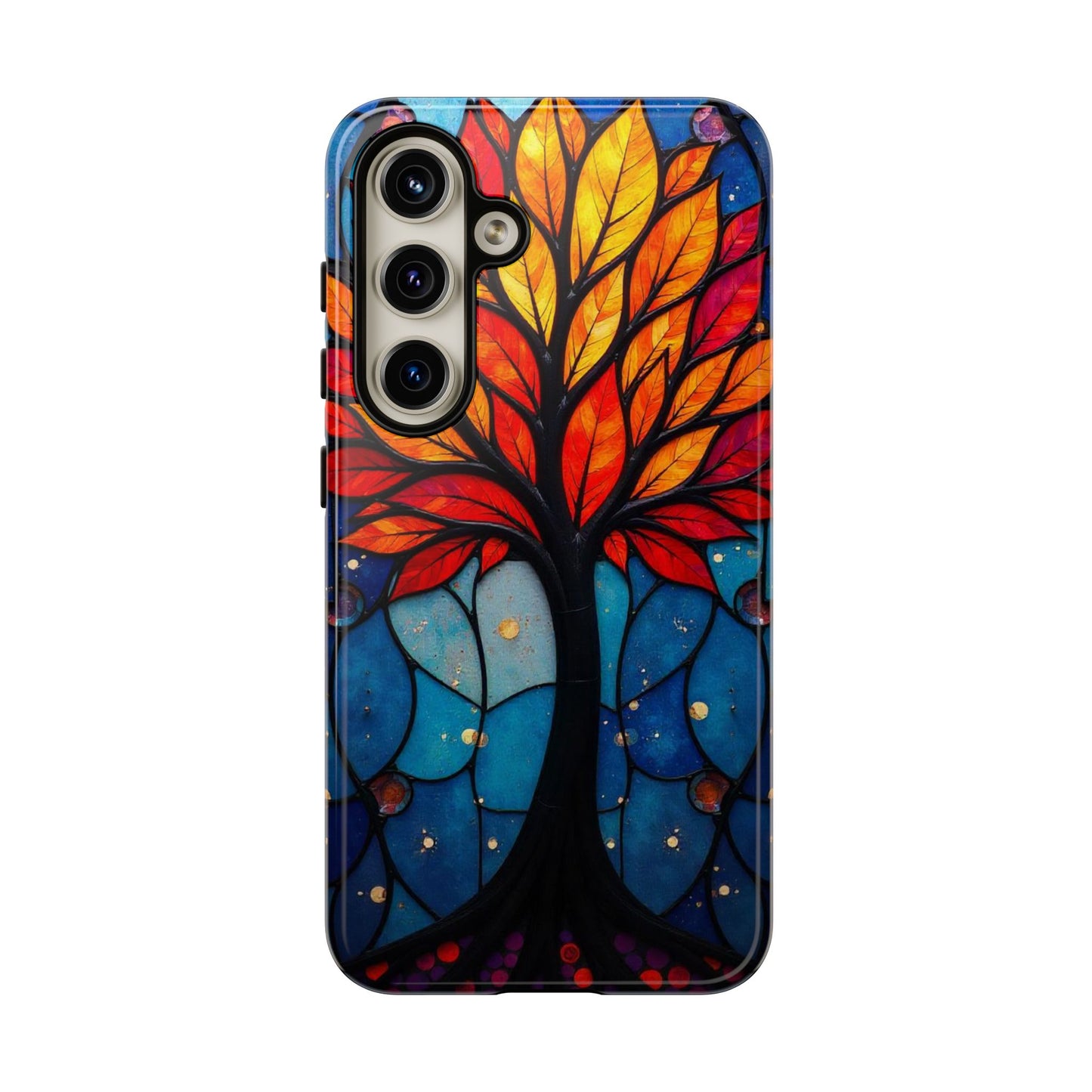 Stained Glass Tree: A Burst of Vibrant Elegance