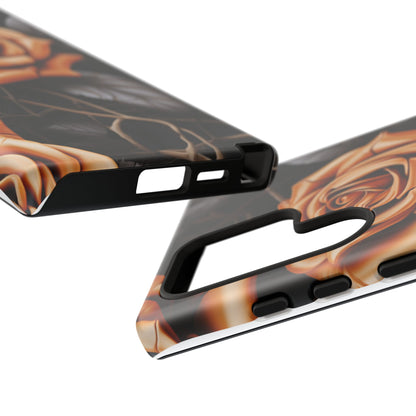 Midnight Gold Rose Mobile Case