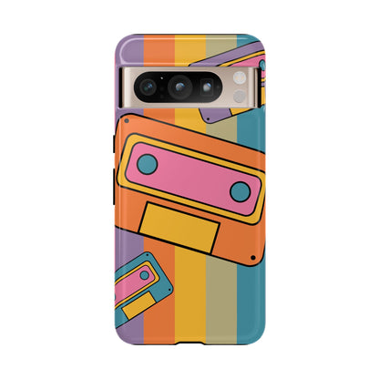 Retro Cassette Tape Phone Case – Vintage 90s Aesthetic for iPhone, Samsung & Google Pixel