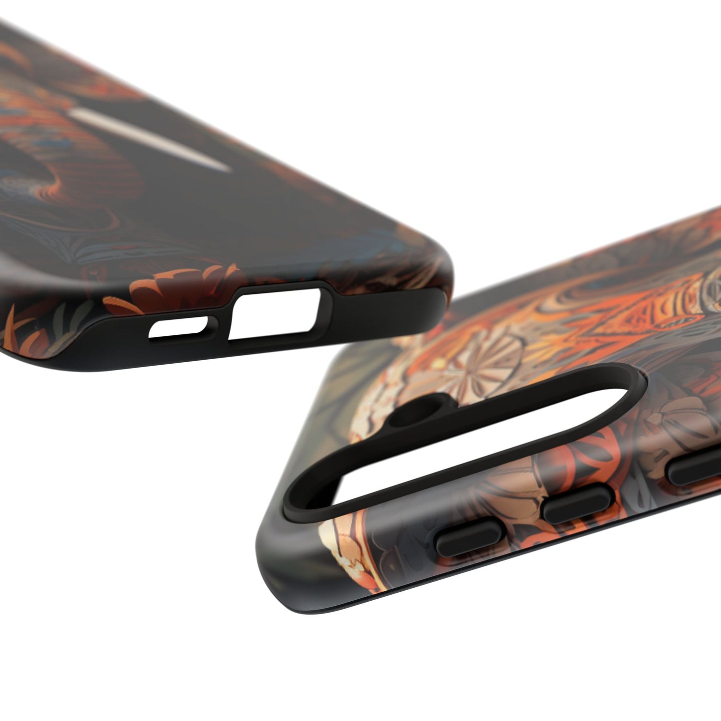 Elegant Artistic Elephant Mobile Cover – Intricate Paper-Cut Design