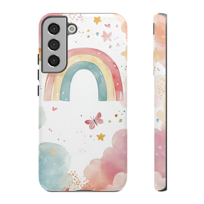 Rainbow Whimsy Watercolor Phone Case for iPhone, google Pixel & Samsung