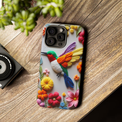 Elegant Hummingbird with Floral Mosaic Design | Nature's Artistic Vibes | Pixel 8 pro