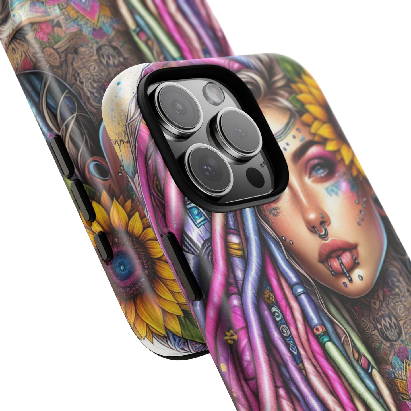 Boho Mandala Goddess – Ethereal Tattoo Art Mobile Cover