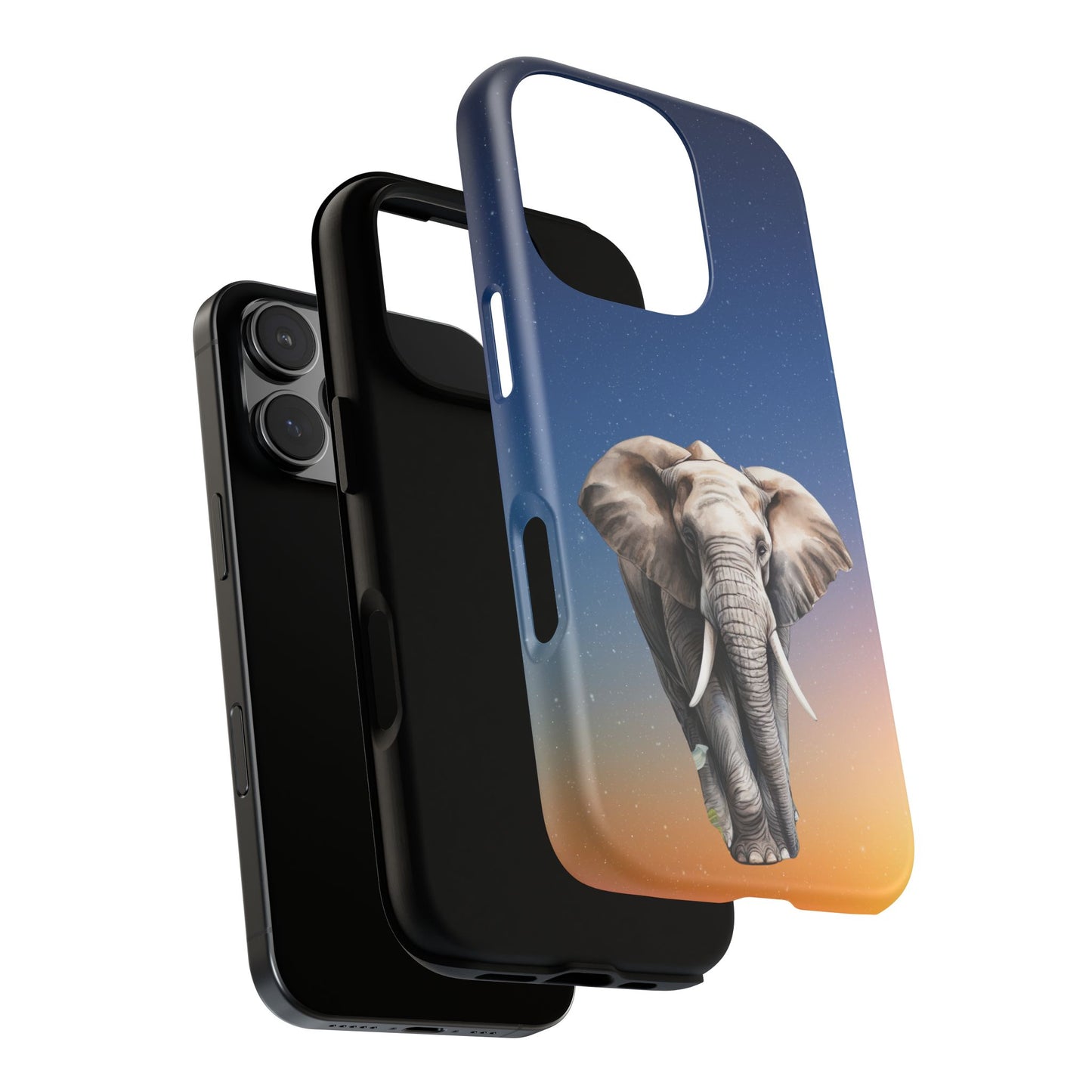 Celestial Elephant Mobile Cover – Dreamy Night Sky Aesthetic