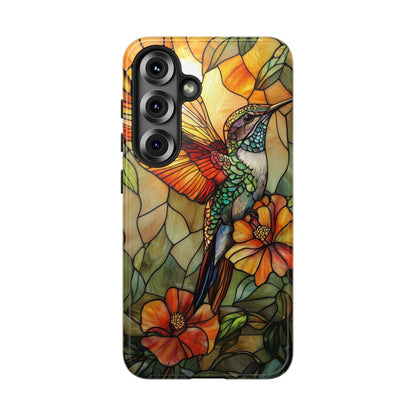 Whispers in Flight – Mosaic Hummingbird Phone Case for iPhone, Samsung & Pixel