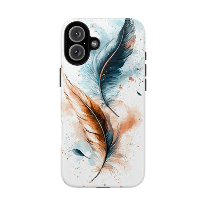 Feather Glow Watercolor Phone Case for iPhone, google Pixel & Samsung