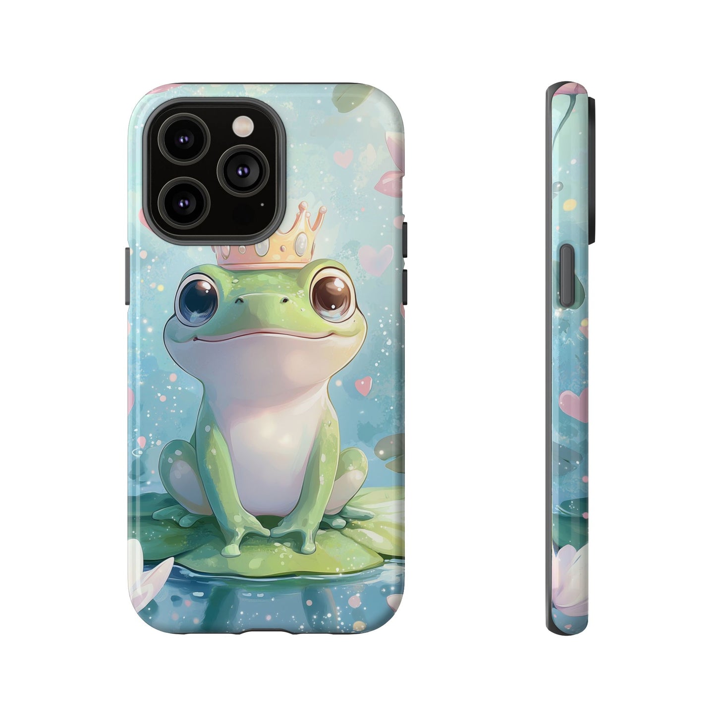 Royal Frog Phone Case – Cute Anime Aesthetic for iPhone, Google Pixel & Samsung