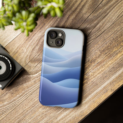 Intricate Abstract Wavy Landscape phone case