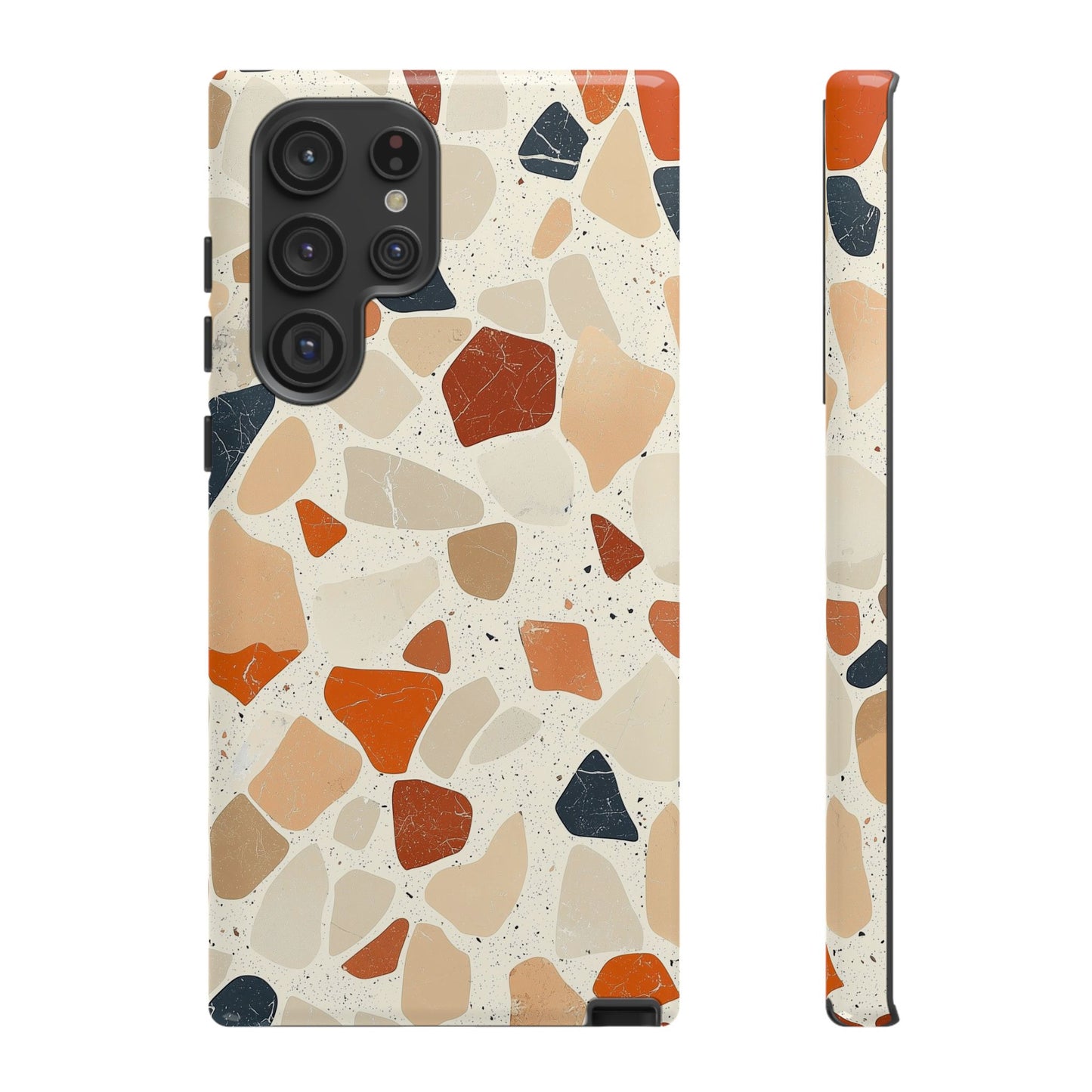 Rustic Terrazzo Stone Phone Case for iPhone, Pixel & Samsung