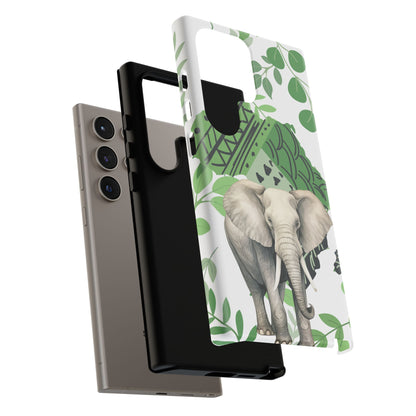 Tropical Elephant Mobile Cover – Nature-Inspired Boho Art
