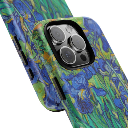Van Gogh Irises Phone Case - iPhone, Samsung, Pixel Cover - Artistic Floral Case - Van Gogh Art Gift - Aesthetic Phone Case