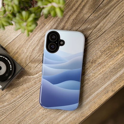 Intricate Abstract Wavy Landscape phone case