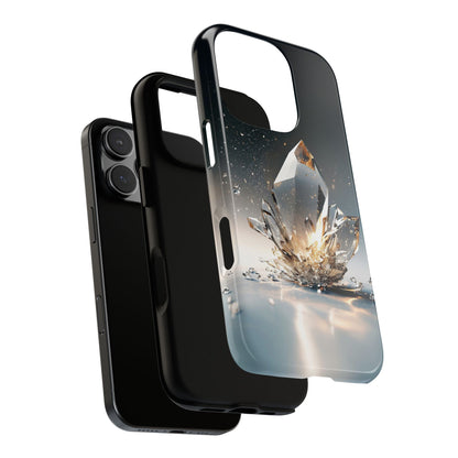 Shattered Crystal Matching Couple Phone Case – Bold & Dazzling for iPhone, Samsung & Google Pixel