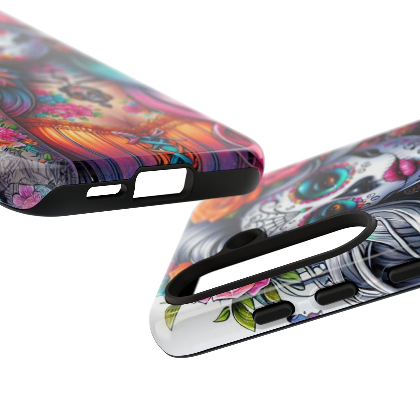 Sugar Skull Goddess – Día de los Muertos Floral Queen Mobile Cover