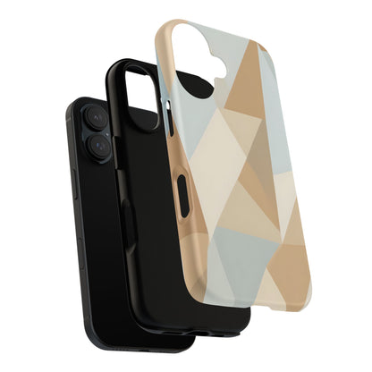 Neutral Geometrical Triangular Abstract Pattern