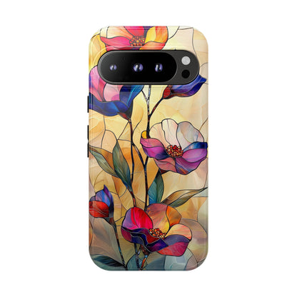 Pastel Garden – Dreamlike Stained Glass Phone Case for iPhone, Samsung & Pixel