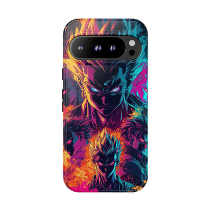 Multiverse Saiyan Rebellion | Comic-Style Anime Warriors Explosion Phone Case for iPhone, Samsung & Pixel