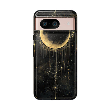 Celestial Glow Boho Moon Phone Case for iPhone, Pixel & Samsung