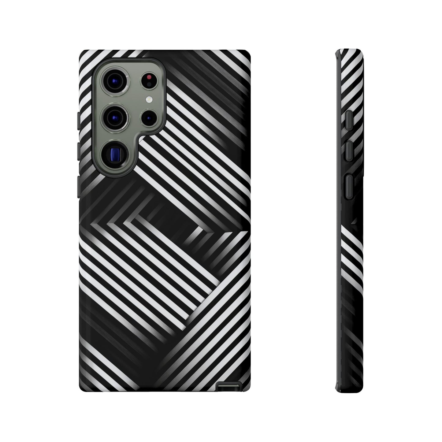 Monochrome Matrix Phone Case for iPhone, Pixel & Samsung