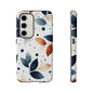 Autumn Breeze Leaf Pattern Phone Case | Elegant Botanical Design for iPhone, Samsung & Google Pixel