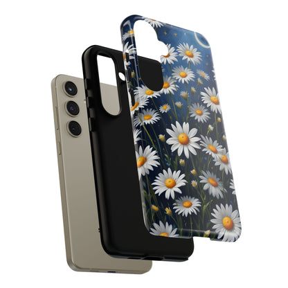 Witchy Daisy Flowers Phone Case Vintage Botanical Cover
