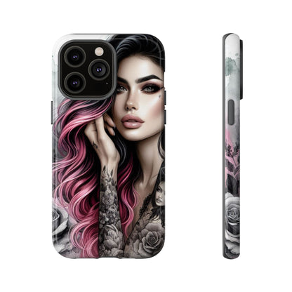 Tattooed Elegance – Gothic Art Mobile Cover